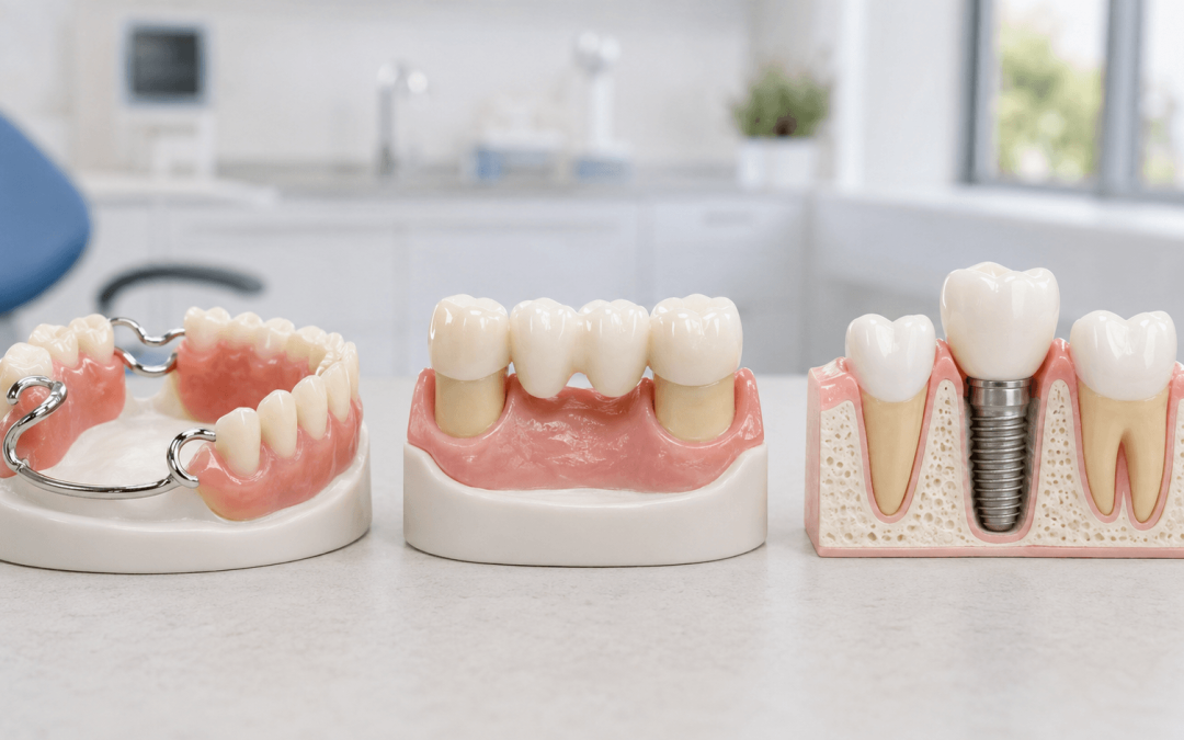 Missing Teeth in Dunnville: How to Compare Dentures, Bridges, and Dental Implants